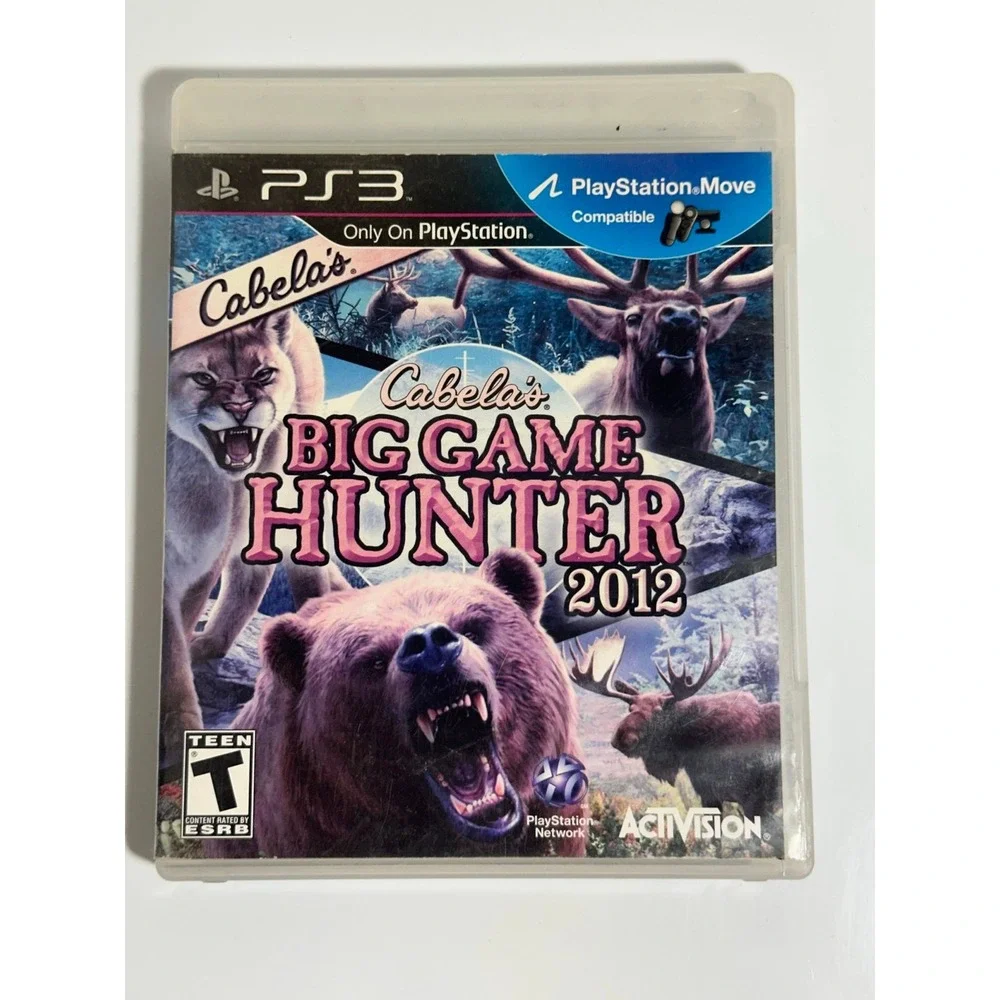 Cabela's Big Game Hunter 2012 (Sony PlayStation 3, 2011, PS3) Compete, tested